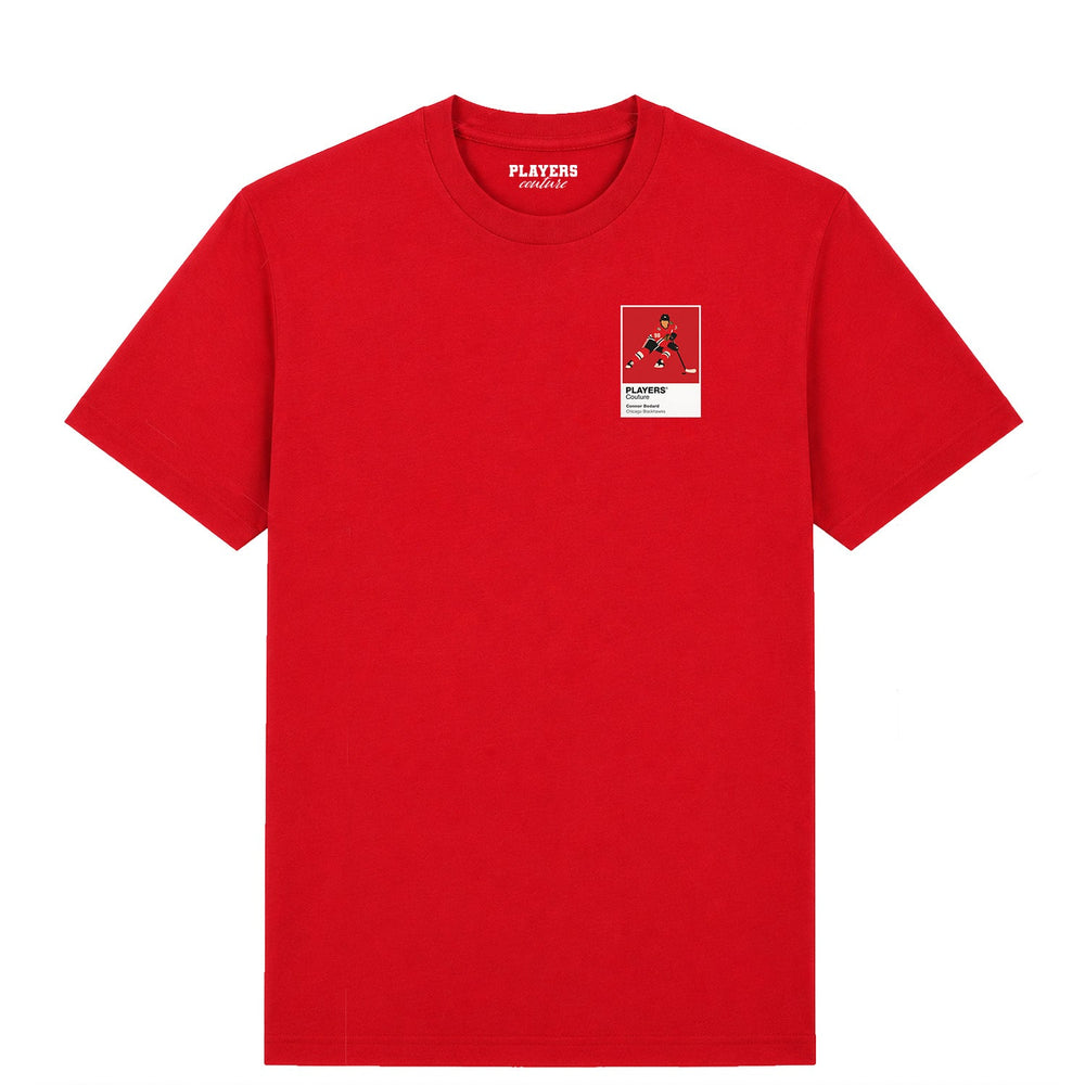 Connor Bedard Blackhawks Ice Hockey Icon Frame Men's T-Shirt – image 4