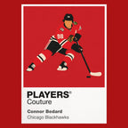 Connor Bedard Blackhawks Ice Hockey Icon Frame Men's Hoodie – image 7