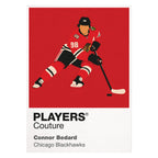 Connor Bedard Blackhawks Ice Hockey Icon Frame Men's Hoodie – image 8