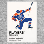 Connor McDavid Oilers Ice Hockey Icon Frame Men's T-Shirt – image 7
