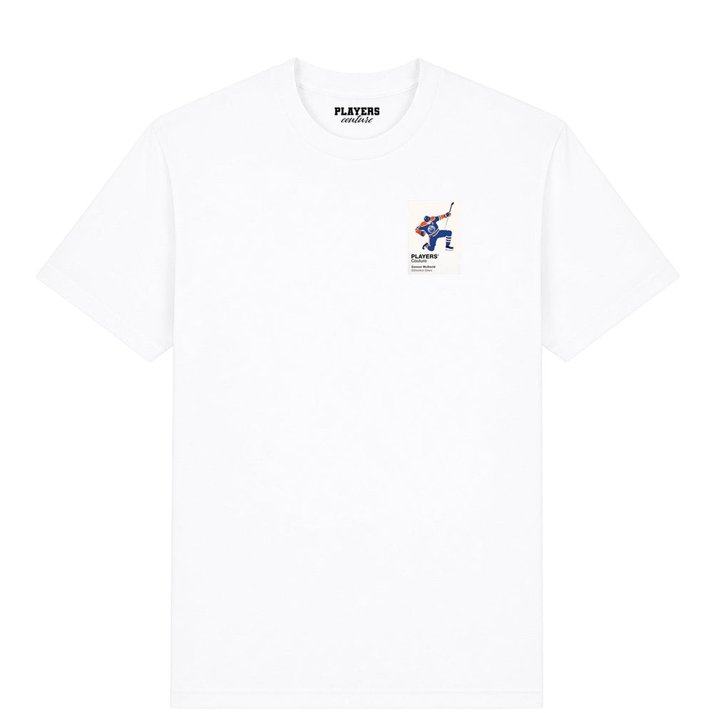Connor McDavid Oilers Ice Hockey Icon Frame Men's T-Shirt – image 2