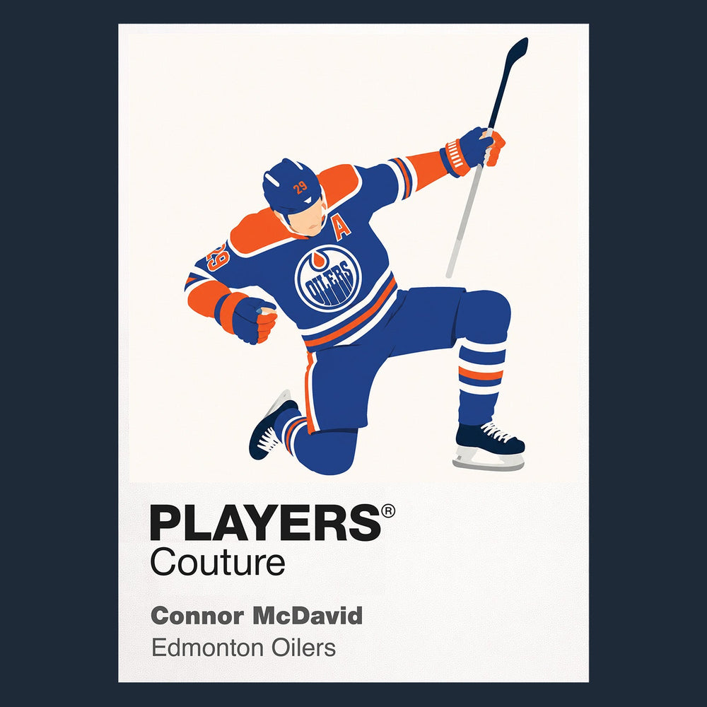 Connor McDavid Oilers Ice Hockey Icon Frame Men's Hoodie – image 1