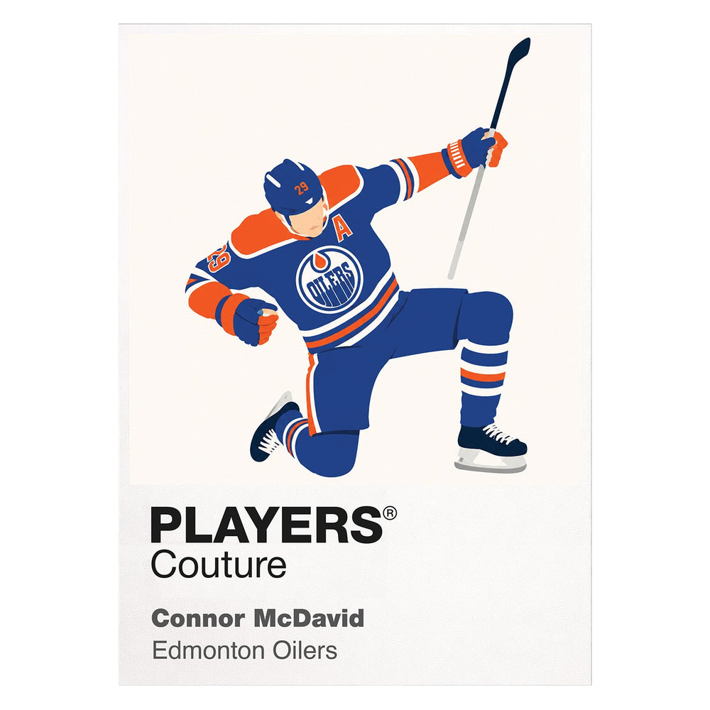 Connor McDavid Oilers Ice Hockey Icon Frame Men's T-Shirt – image 1