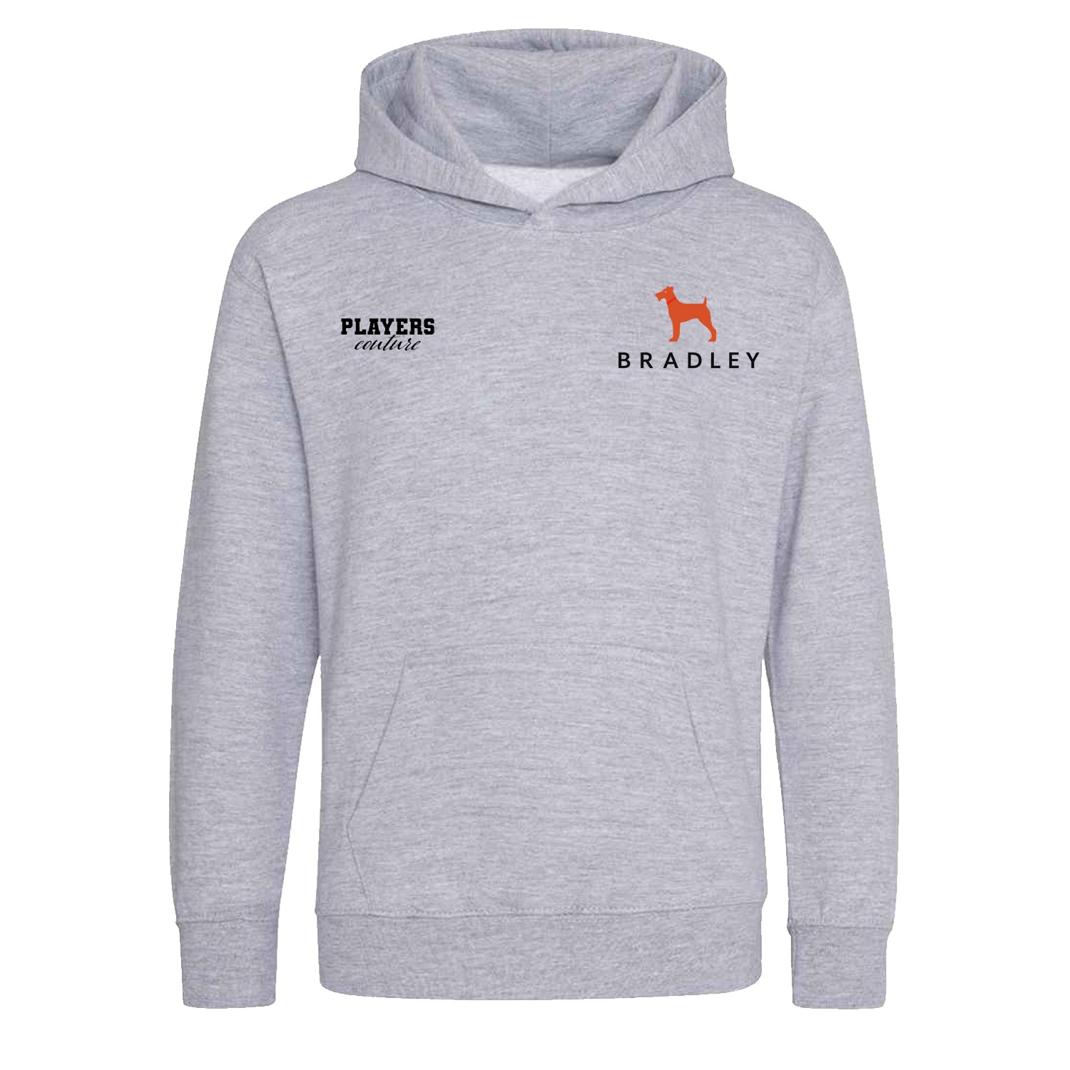 Conor Bradley Logo Players Couture Kids Hoodie Gray
