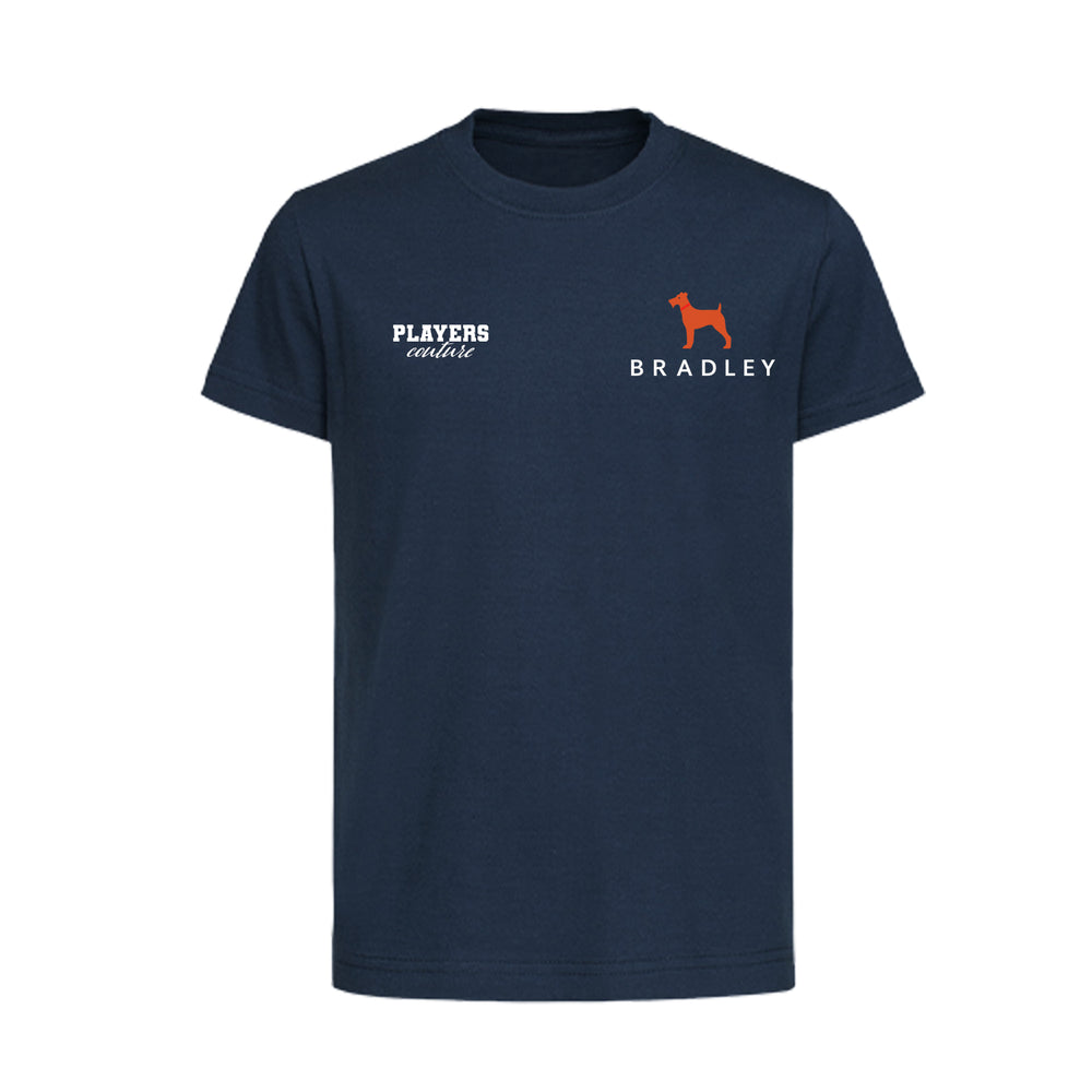 Conor Bradley Logo Players Couture Kids T-Shirt Navy