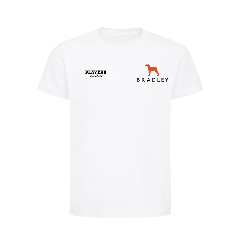 Conor Bradley Logo Players Couture Kids T-Shirt White