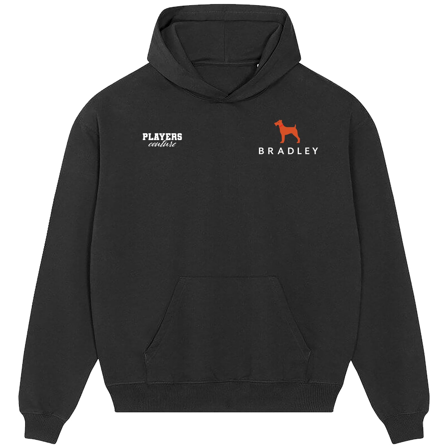 Conor Bradley Logo Players Couture Men's Casual Hoodie Black