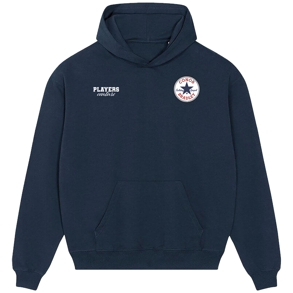 Conor Bradley Star Logo Players Couture Men's Casual Hoodie Navy
