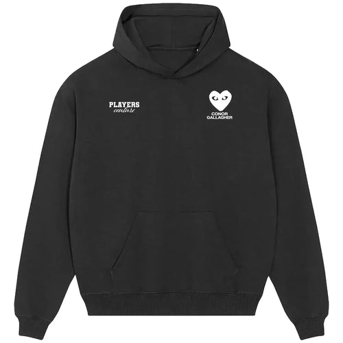 Conor Gallagher hoodie – black men's hoodie featuring the Conor Gallagher Players Couture logo
