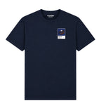 Constitution Hill horse racing T-shirt – mens navy tshirt view