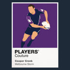 Cooper Cronk Melbourne Storm rugby league T-shirt navy