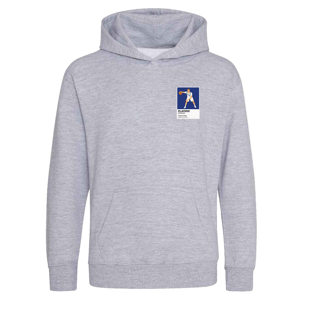 Cooper Flagg Mavericks Basketball Icon Frame Kids Hoodie - Grey
