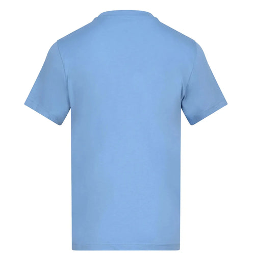 Essentials Collection t-shirt – blue men's t-shirt with white Essentials Collection letters and Players Couture logo on the