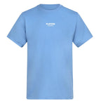 Essentials Collection t-shirt – blue men's t-shirt with white Essentials Collection letters and Players Couture logo on the
