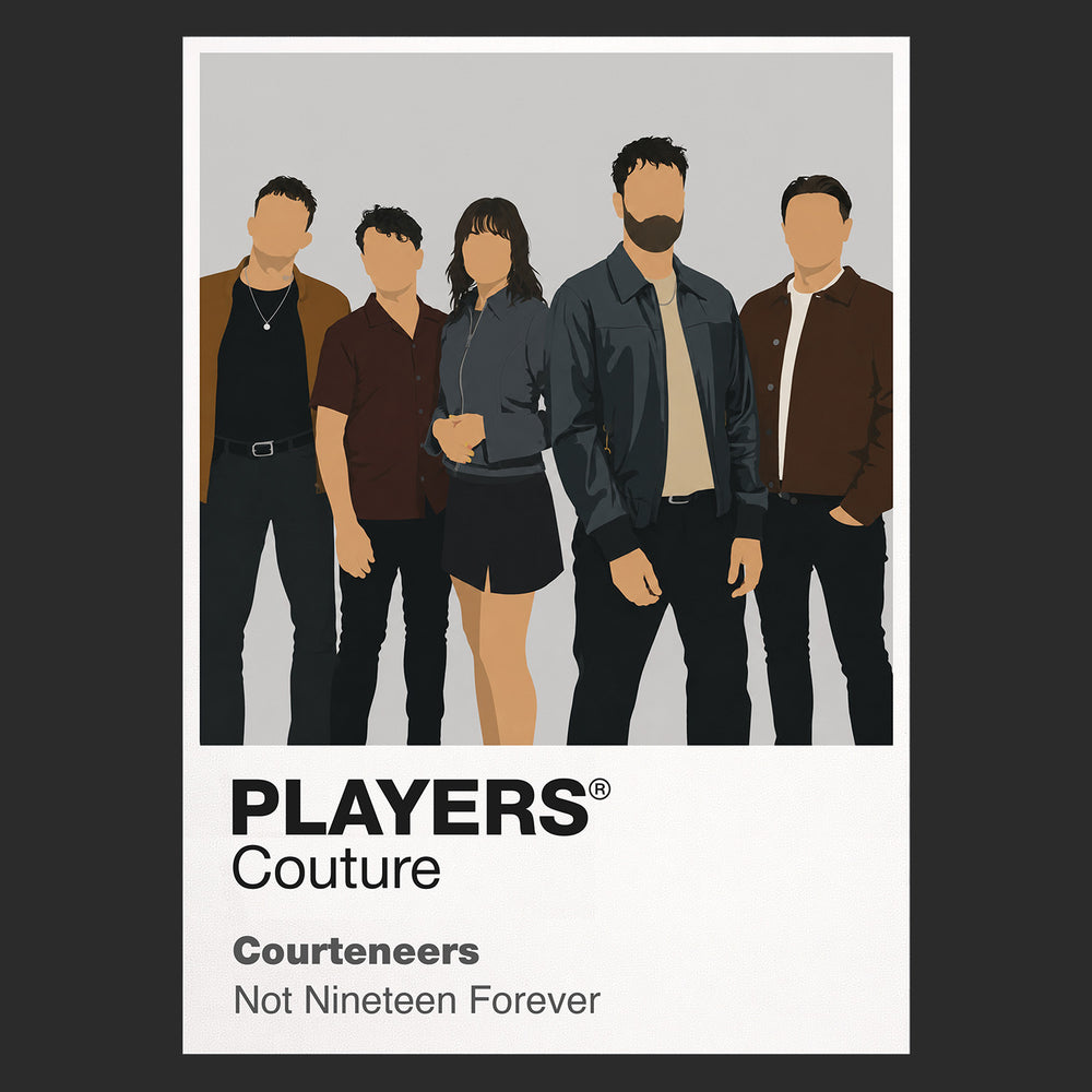 Courteneers Music Icon Frame Men's Hoodie in Black - Players Couture Streetwear