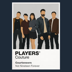 Courteneers Music Icon Frame Men's Hoodie in Navy - Players Couture Fan Apparel