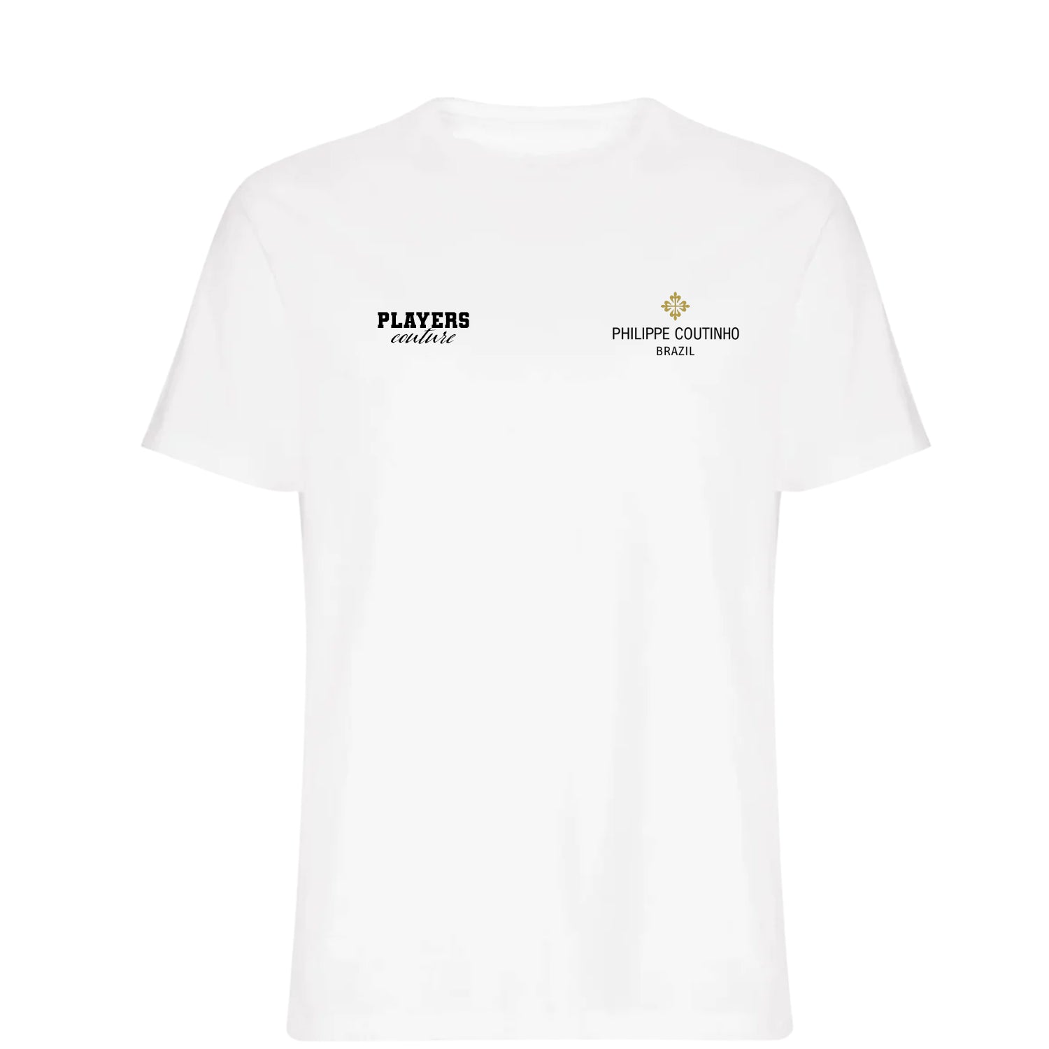 Philippe Coutinho Logo Players Couture Mens T-Shirt White