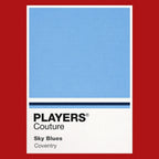 Coventry City Classic Football Shirt Colours Frame Men's T-Shirt – red close-up detail shot of the Coventry City Players
