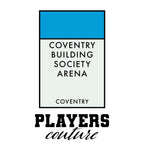 Coventry City t-shirt – white men's t-shirt with black Coventry City letters and Players Couture logo on the chest