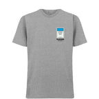 Coventry City Monopoly Card t-shirt – close-up of white Coventry City Monopoly Card lettering and Players Couture logo on