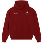 Craig Bellamy hoodie – red men's hoodie featuring the Craig Bellamy Players Couture logo