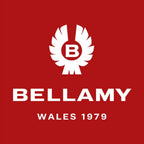 Craig Bellamy Logo Men's T-Shirt – red close-up detail shot of the Craig Bellamy Players Couture logo design