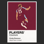 Craig Dawson West Ham Icon Frame Men's Hoodie