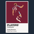 Craig Dawson West Ham Icon Frame Men's Hoodie