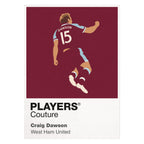 Craig Dawson West Ham Icon Frame Men's Hoodie