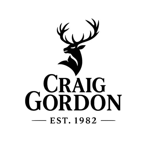 Craig Gordon Logo Men's Hoodie – white close-up detail shot of the Craig Gordon Players Couture logo design