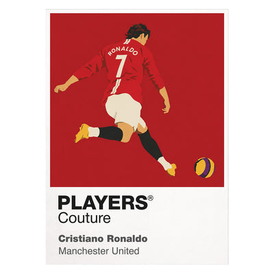 Cristiano Ronaldo 2 Man United Men's T-Shirt - White