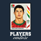 Cristiano Ronaldo World Cup Sticker Kids T-Shirt – cristiano ronaldo 2006 2 navy Players Couture design