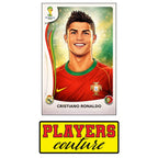 Cristiano Ronaldo 2014 World Cup Sticker Men's T-Shirt – close-up detail shot of the Cristiano Ronaldo 2014 World Cup
