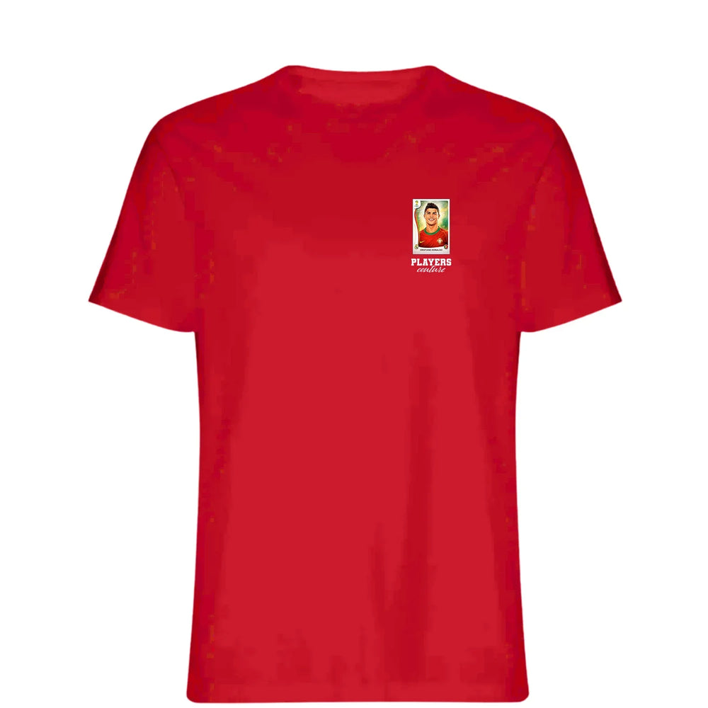 Cristiano Ronaldo 2014 World Cup t-shirt – red men's t-shirt featuring the Cristiano Ronaldo 2014 World Cup Players Couture