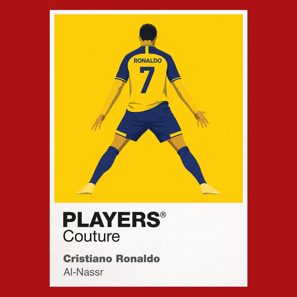Cristiano Ronaldo Al-Nassr Icon Frame Kids Hoodie — Red Artwork