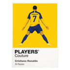 Cristiano Ronaldo Al-Nassr Icon Frame — White