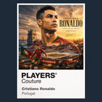 Cristiano Ronaldo Portugal Atlas Frame artwork by Players Couture