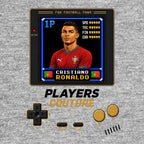 Cristiano Ronaldo 1P 8-Bit hoodie retro gaming design by Players Couture
