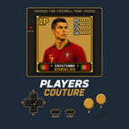 Cristiano Ronaldo 1P 8-Bit hoodie retro gaming design by Players Couture