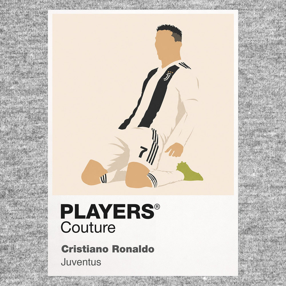 Cristiano Ronaldo Juventus Icon Frame — Gray