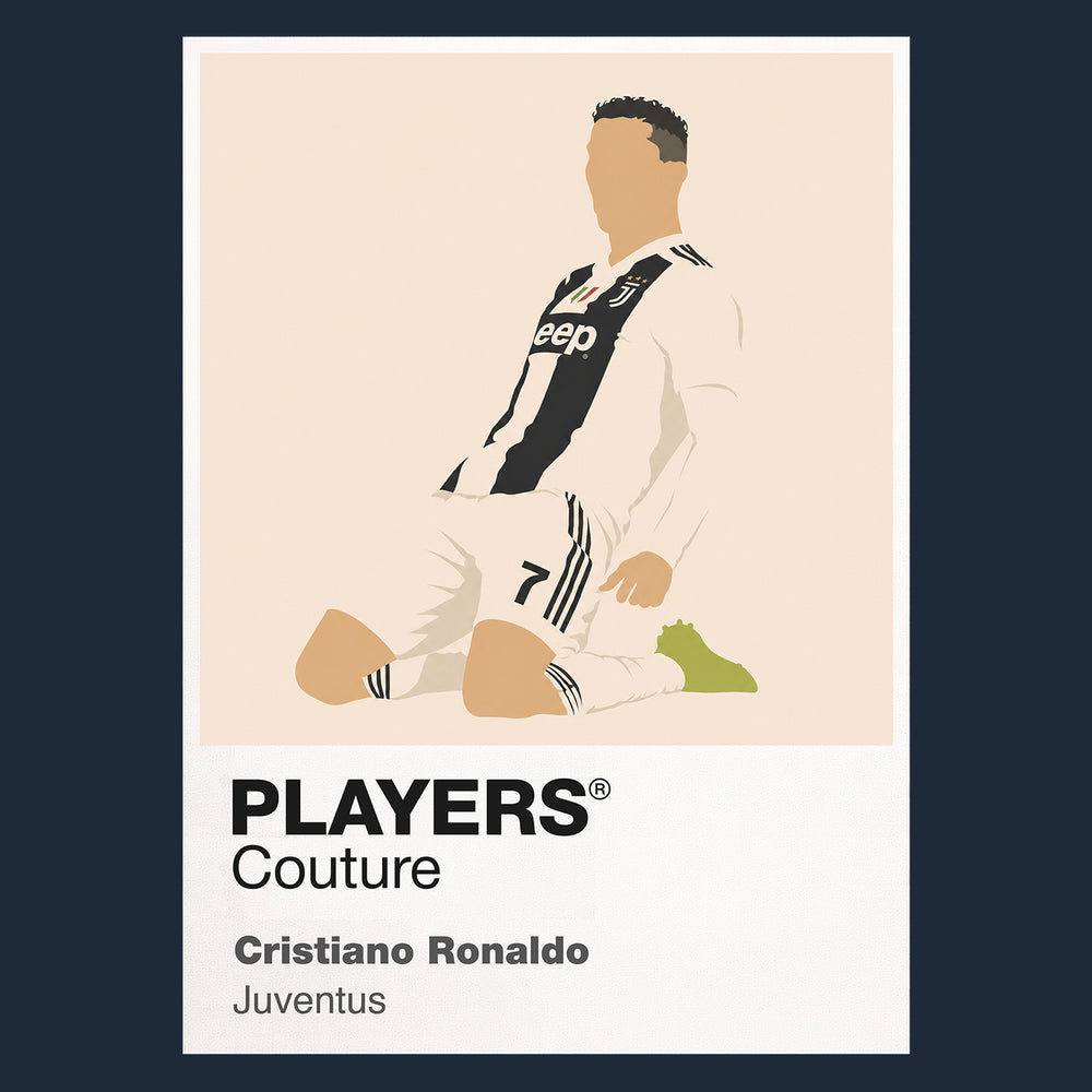 Cristiano Ronaldo Juventus 1 Icon Frame Men's T-Shirt