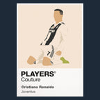 Cristiano Ronaldo Juventus 1 Icon Frame Men's T-Shirt