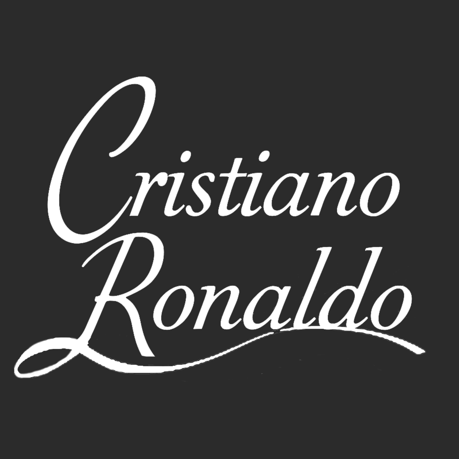 Cristiano Ronaldo Logo Players Couture Mens T-Shirt