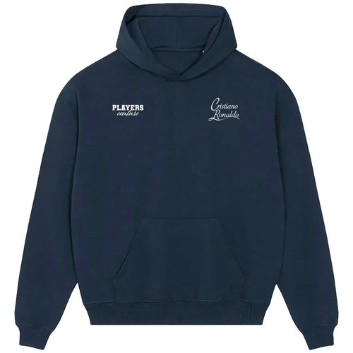 Cristiano Ronaldo hoodie – navy men's hoodie featuring the Cristiano Ronaldo Players Couture logo