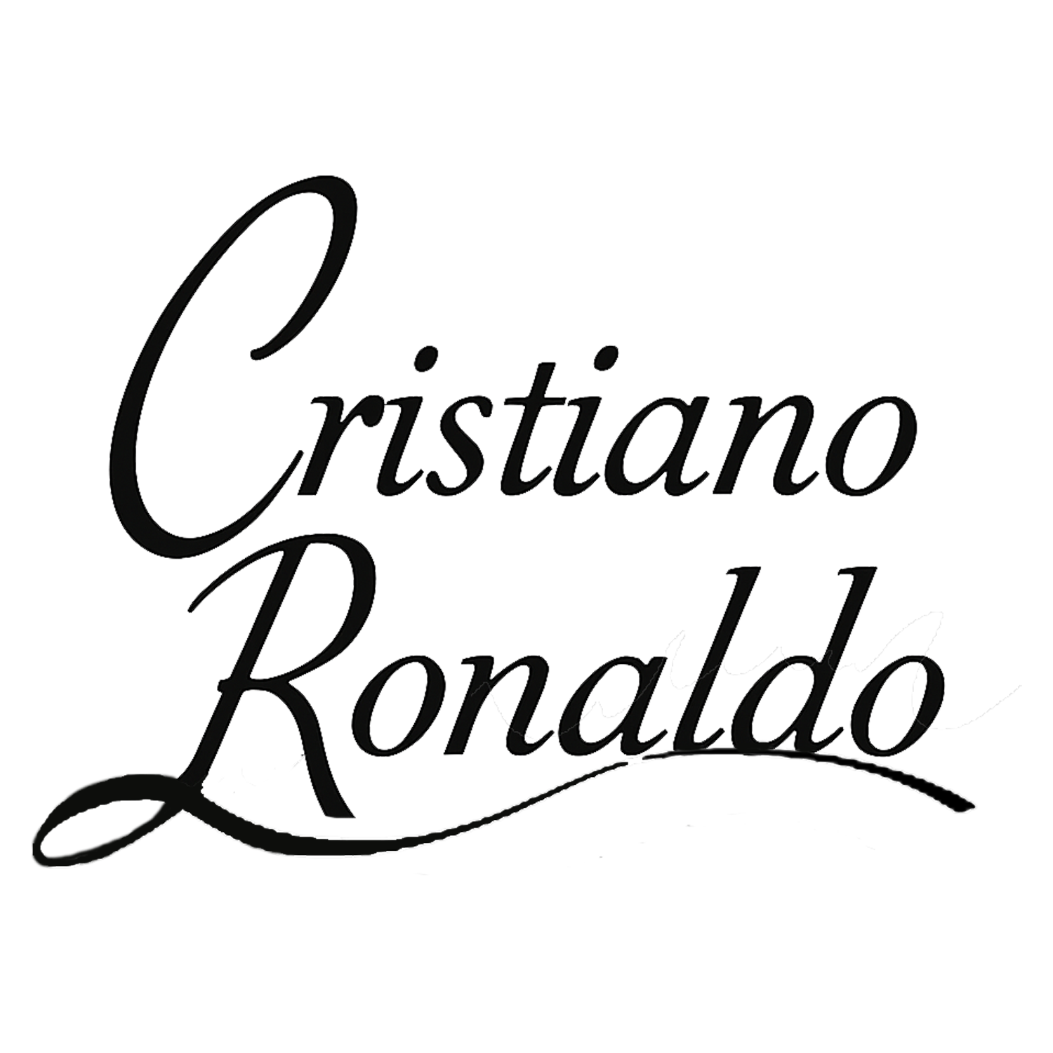 Cristiano Ronaldo Logo Players Couture Mens T-Shirt