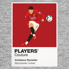 Cristiano Ronaldo Manchester United Icon Frame — Pantone-style player illustration art card