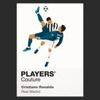 Cristiano Ronaldo Overhead Kick Real Madrid Men's Hoodie - Black