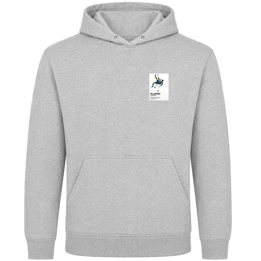 Cristiano Ronaldo Overhead Kick Real Madrid Men's Hoodie - Grey
