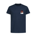 Cristiano Ronaldo Portugal Icons in Lights Frame Kids T-Shirt in Navy