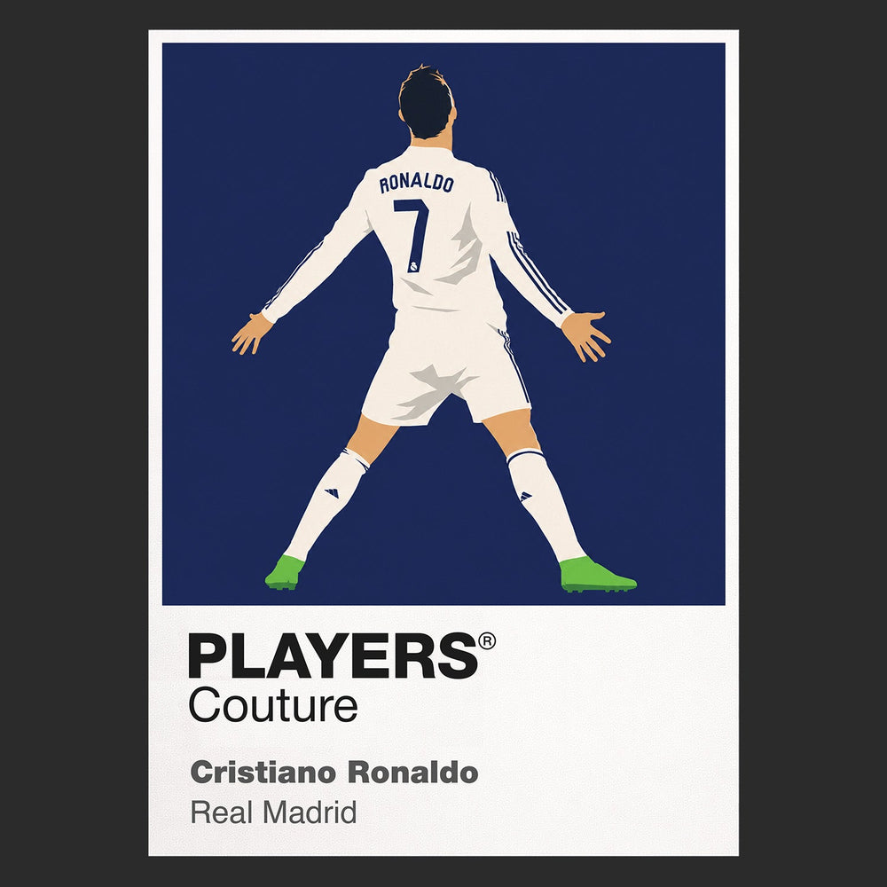 Cristiano Ronaldo Real Madrid Icon Frame — Black